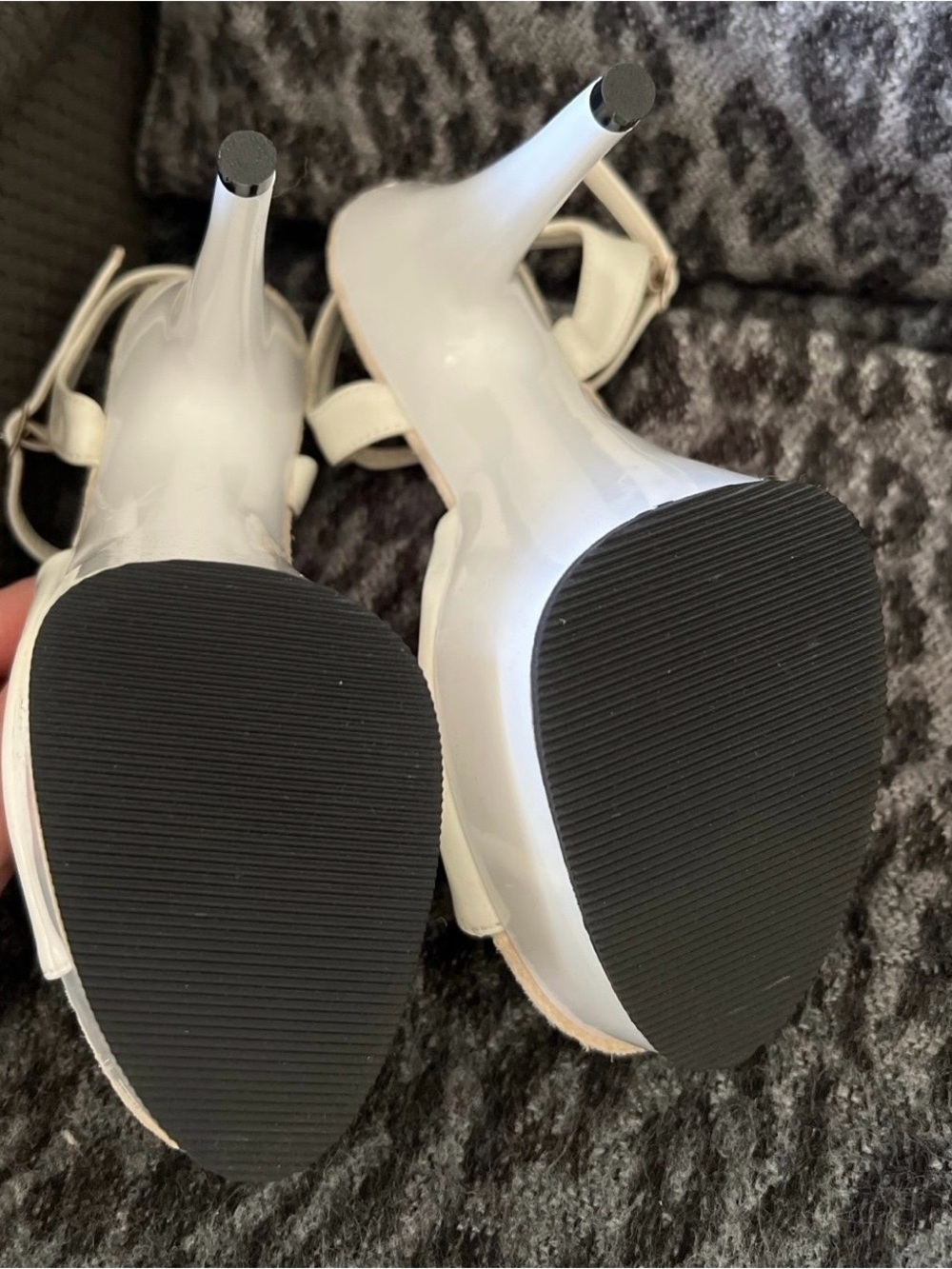 Pleaser White Dancer Stripper Heels View 4